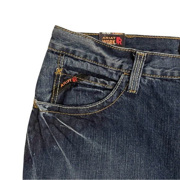 Ariat FR M4 Flame Resistant Low Rise Boot Cut Denim Work Jeans HRC 2 Size 42/36 - Picture 7 of 14